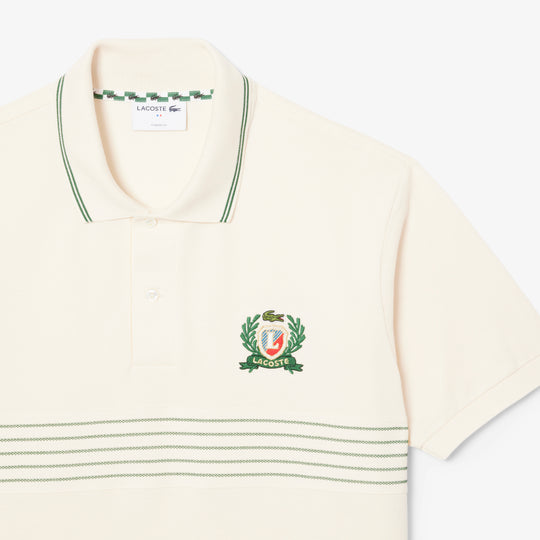 Classic Fit L.12.12 Embroidered Shield Polo Shirt - PH0037