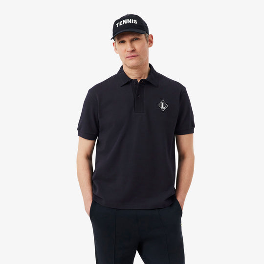 French Made Classic Fit Badge Polo Shirt - PH0719