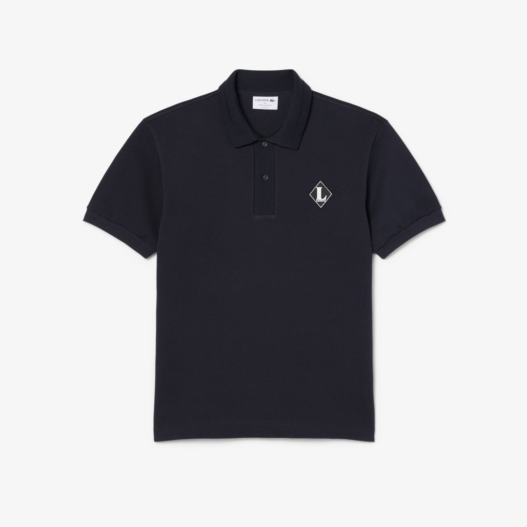 French Made Classic Fit Badge Polo Shirt - PH0719