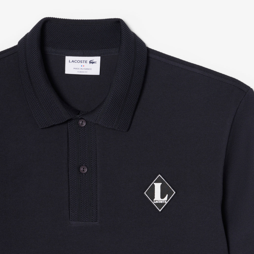 French Made Classic Fit Badge Polo Shirt - PH0719