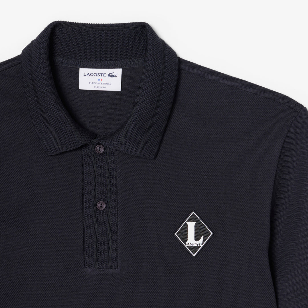 French Made Classic Fit Badge Polo Shirt - PH0719