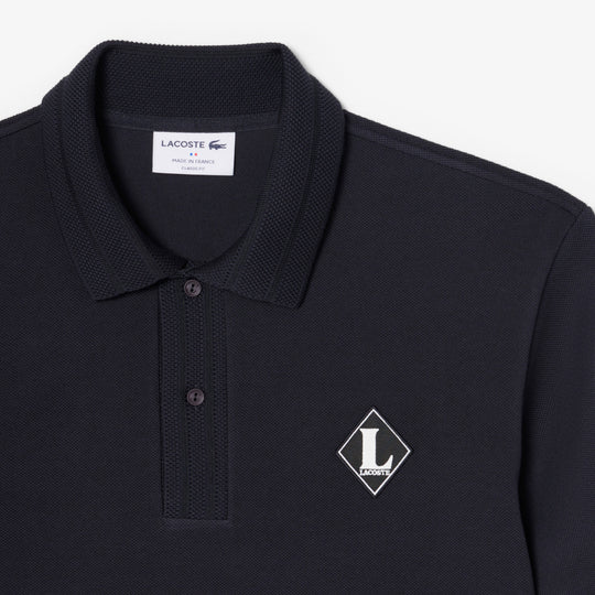 French Made Classic Fit Badge Polo Shirt - PH0719
