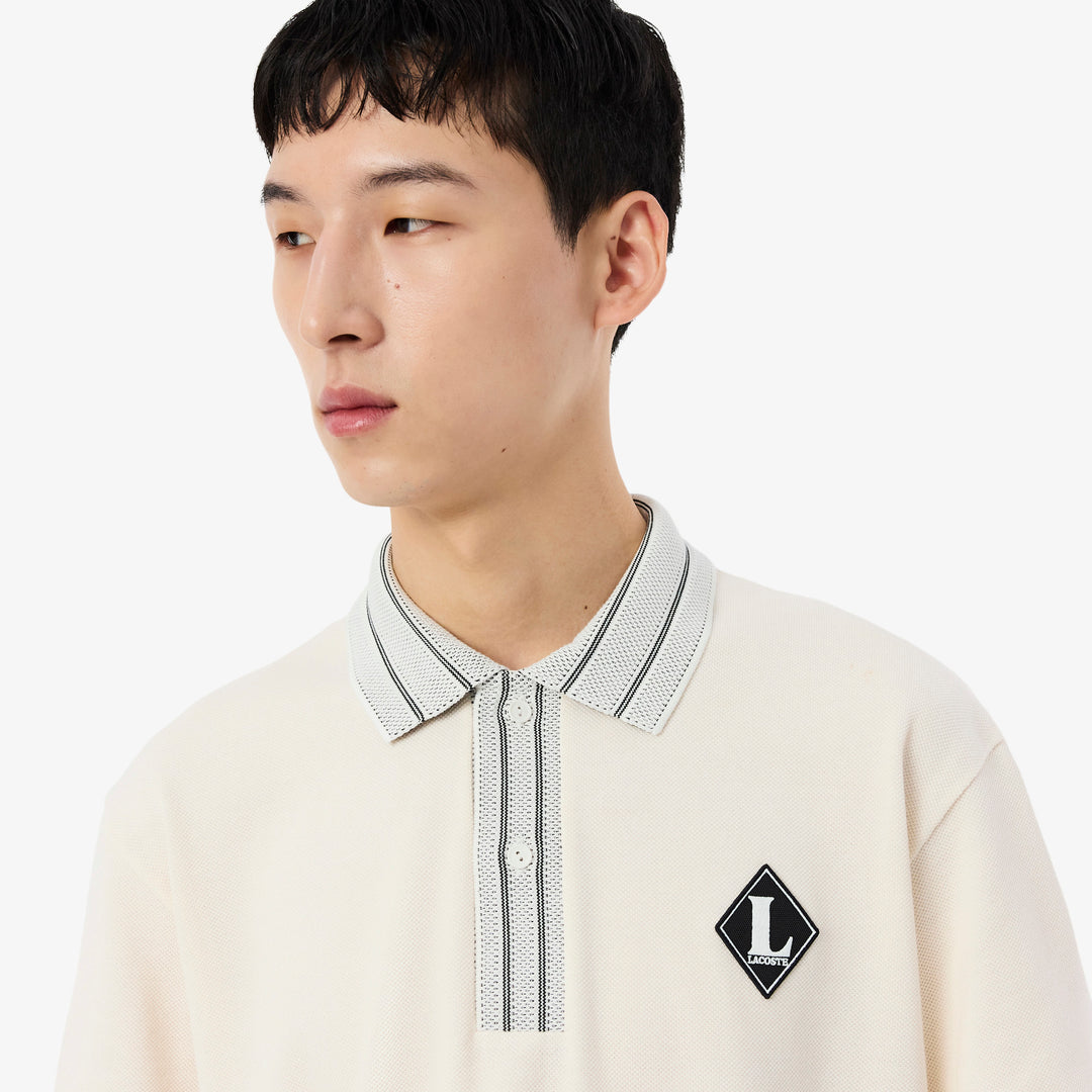 French Made Classic Fit Badge Polo Shirt - PH0719