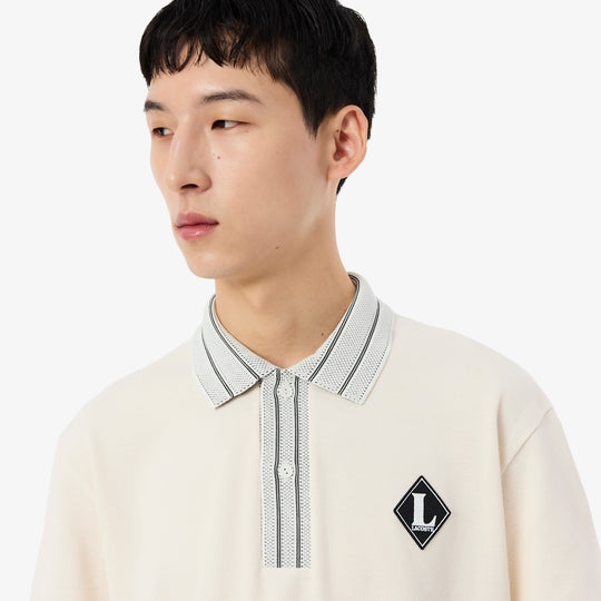 French Made Classic Fit Badge Polo Shirt - PH0719