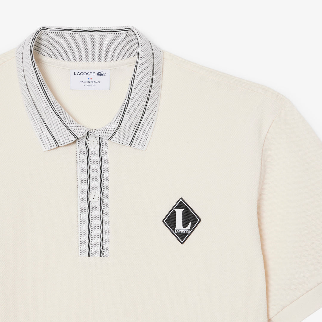 French Made Classic Fit Badge Polo Shirt - PH0719