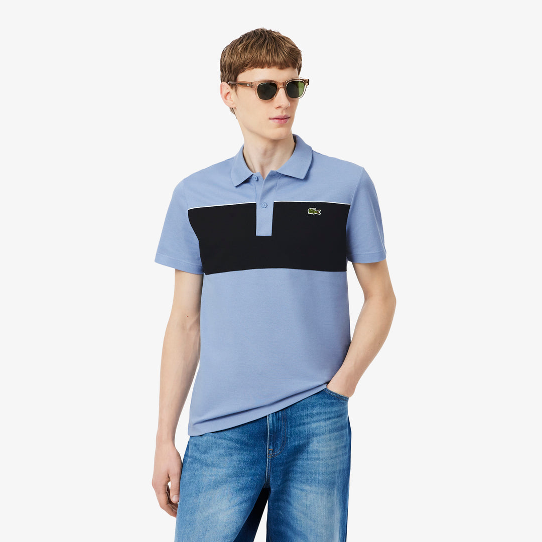 Regular Fit Colour-Block Piqué Polo Shirt - PH0895