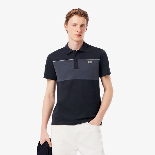 Regular Fit Colour-Block Piqué Polo Shirt - PH0895
