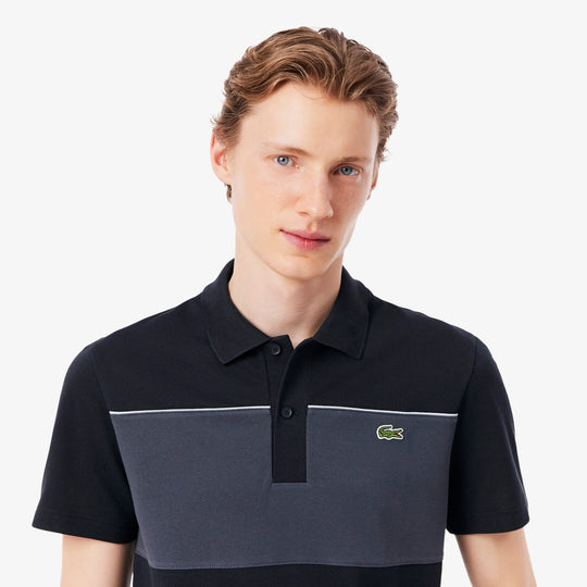 Regular Fit Colour-Block Piqué Polo Shirt - PH0895