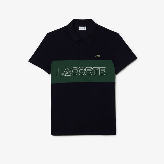 Regular Fit Stretch Pique Colourblock Polo Shirt - PH1470
