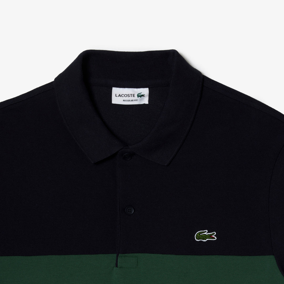 Regular Fit Stretch Pique Colourblock Polo Shirt - PH1470