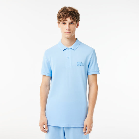 Regular Fit Quilted Crocodile Badge Polo Shirt - PH2100