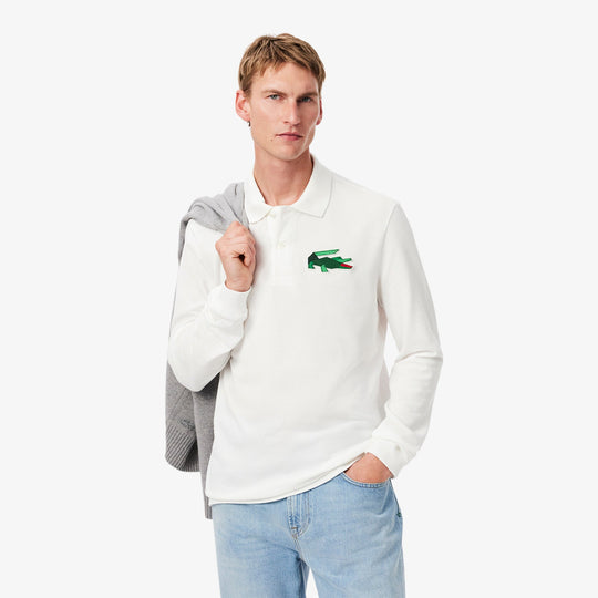 Classic Fit Long Sleeved L.12.12 Polo Shirt - PH3597