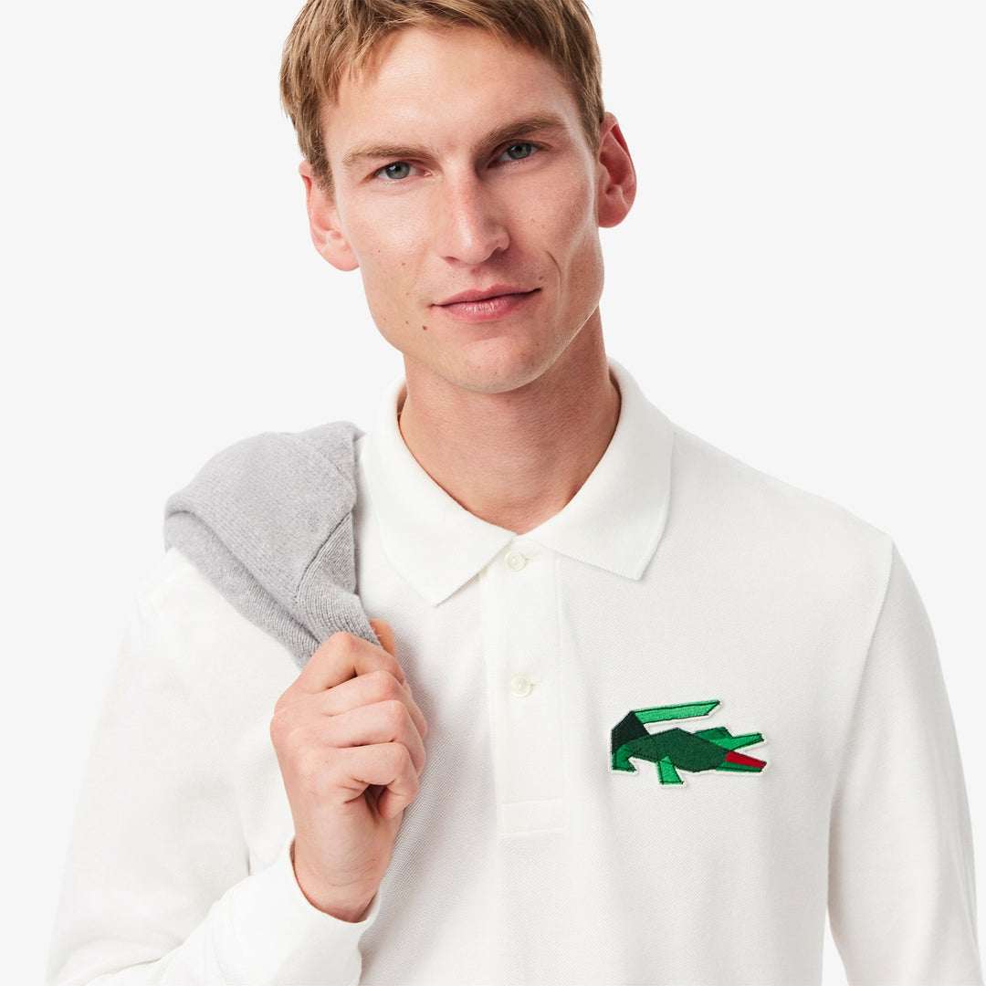 Classic Fit Long Sleeved L.12.12 Polo Shirt - PH3597
