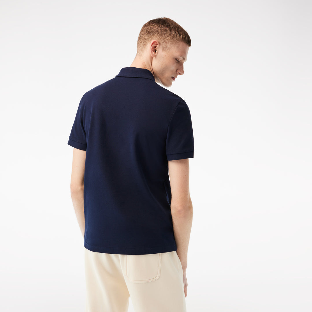 Men’s Lacoste Cotton Mini-Piqué Polo Shirt