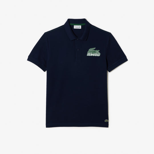 Men’s Lacoste Cotton Mini-Piqué Polo Shirt