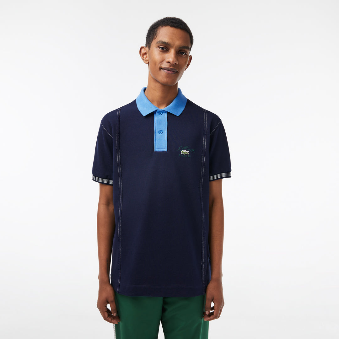 Men's Lacoste Two Tone Organic Cotton Polo Shirt – MYHOLDAL LEBANON