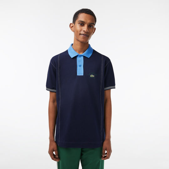 Men’s Lacoste Two Tone Organic Cotton Polo Shirt