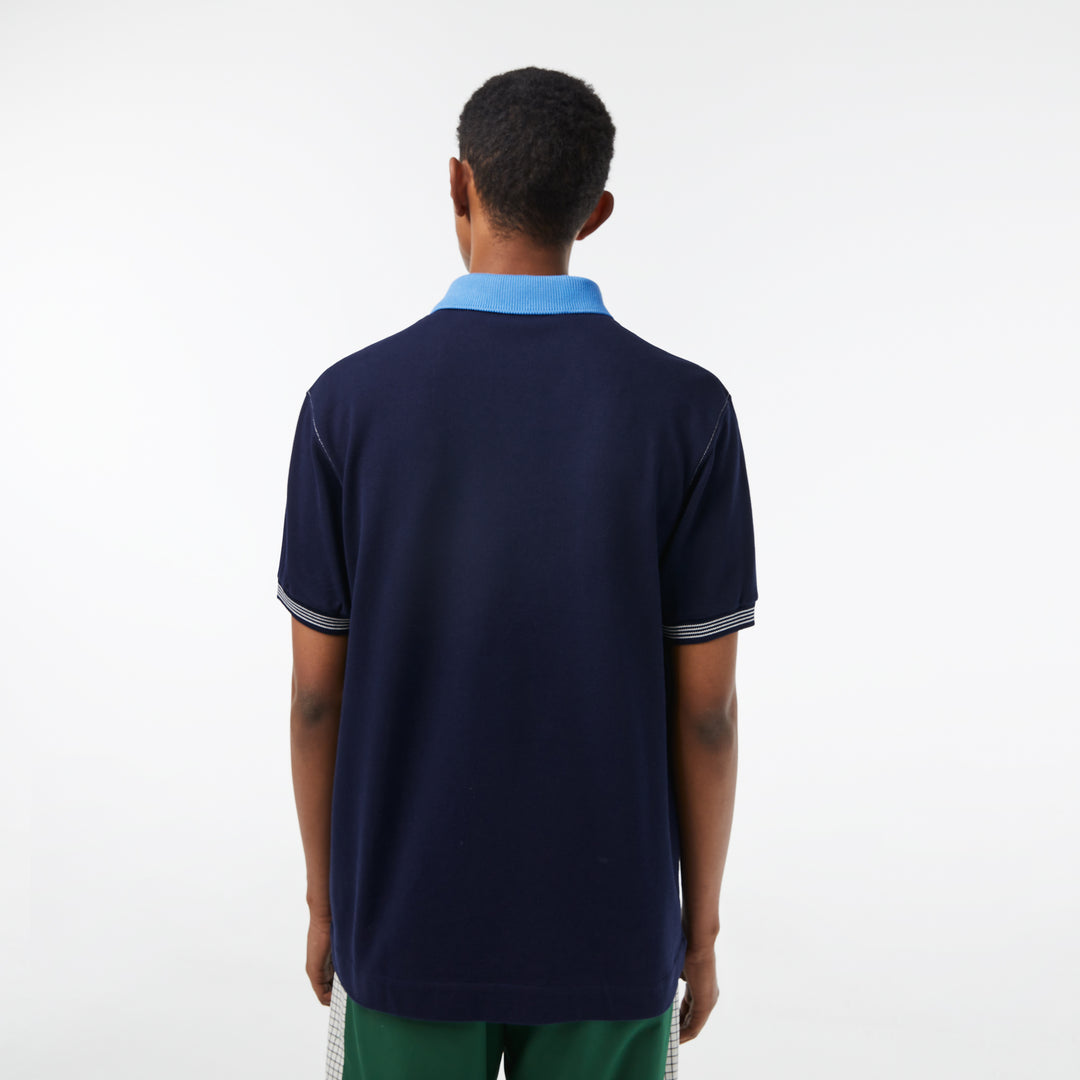 Men’s Lacoste Two Tone Organic Cotton Polo Shirt