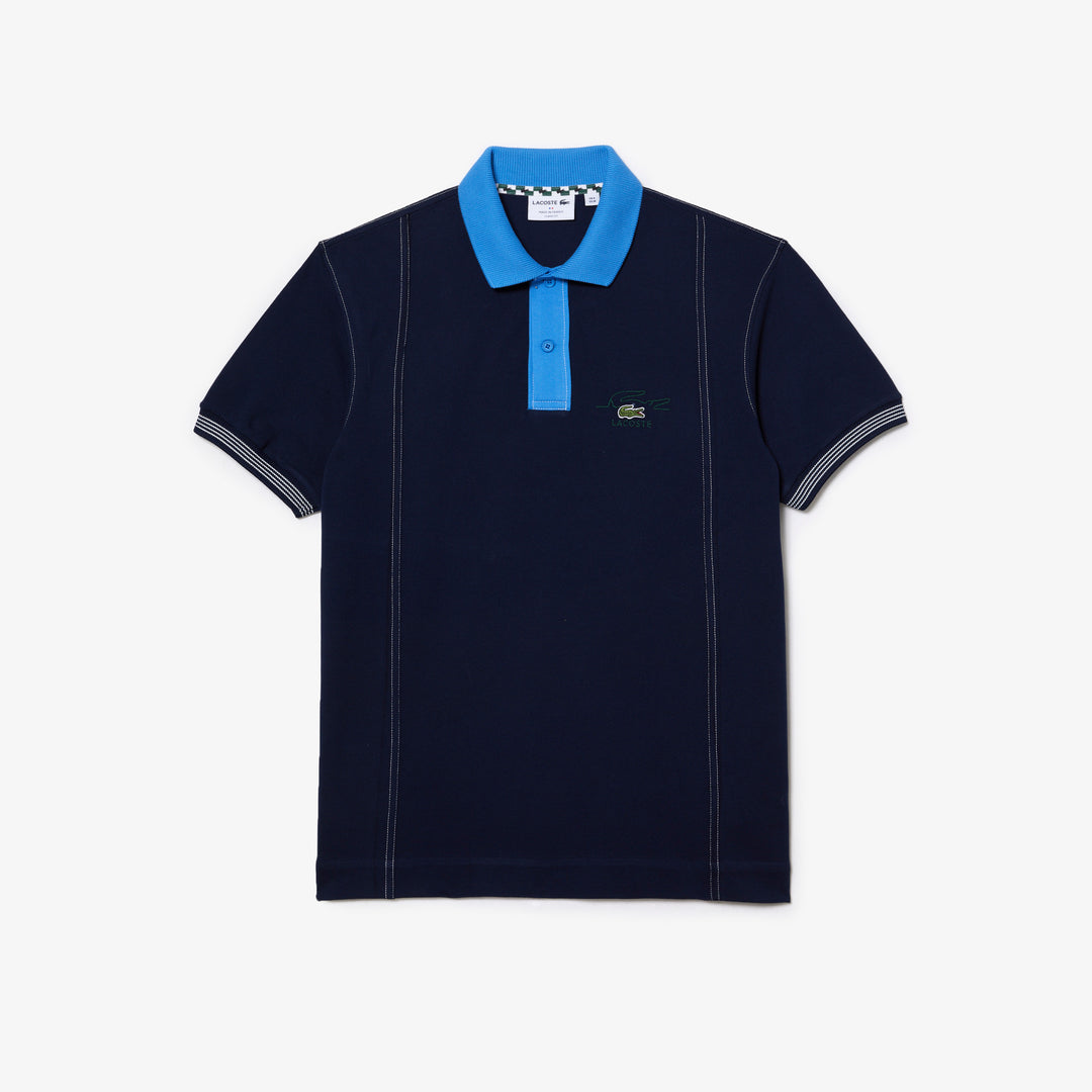Men’s Lacoste Two Tone Organic Cotton Polo Shirt