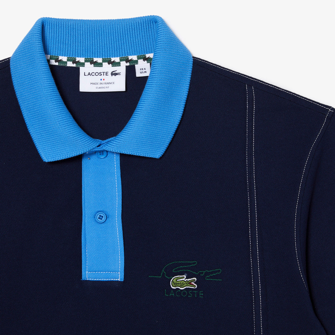 Men’s Lacoste Two Tone Organic Cotton Polo Shirt