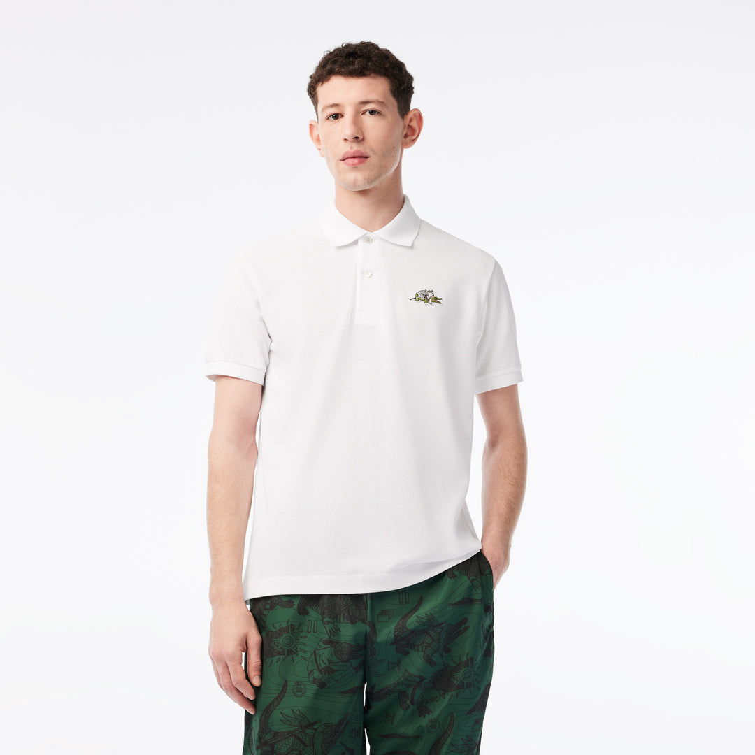 Men's Lacoste X Netflix Organic Cotton Polo Shirt - Ph7057
