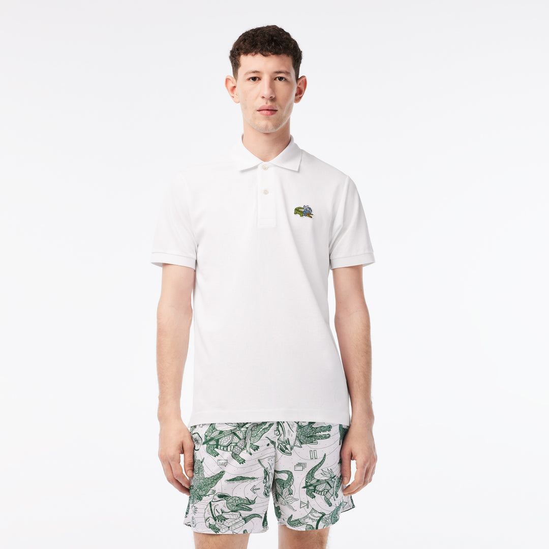 Men's Lacoste X Netflix Organic Cotton Polo Shirt - Ph7057