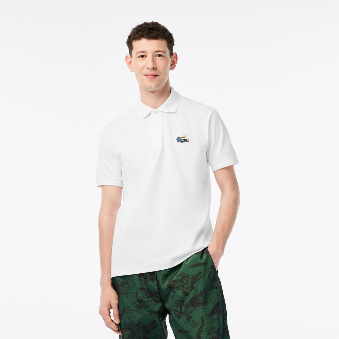 Men’s Lacoste x Netflix Organic Cotton Polo Shirt