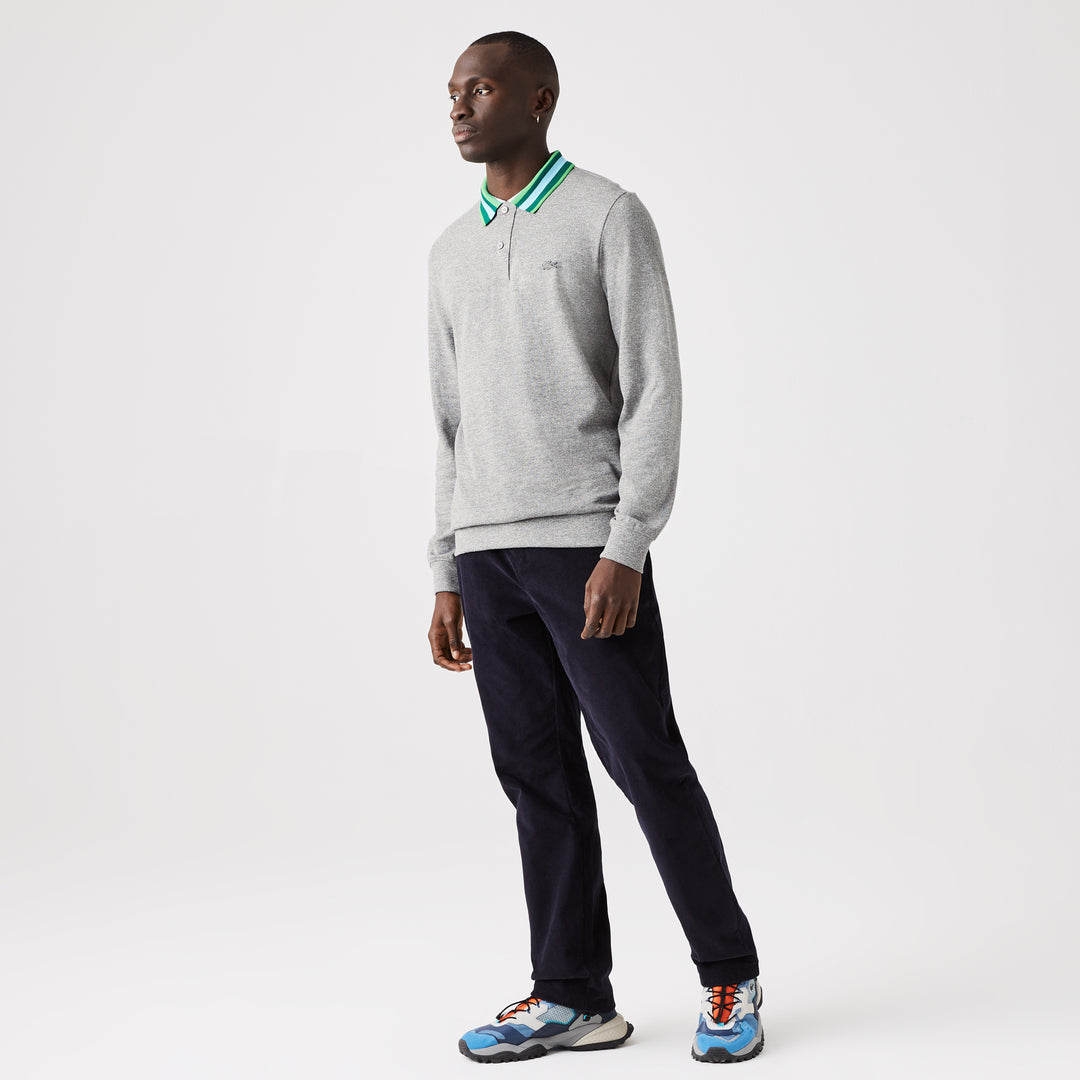 Men’s Lacoste Regular Fit Long Sleeve Cotton Piqué Polo Shirt