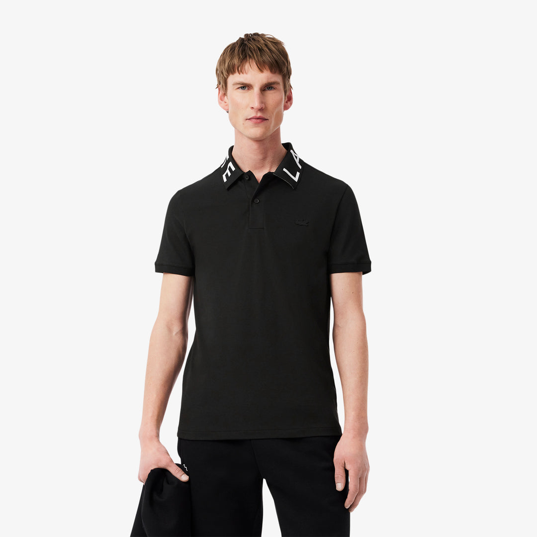Slim Fit Jacquard Branded Polo Shirt - PH9538