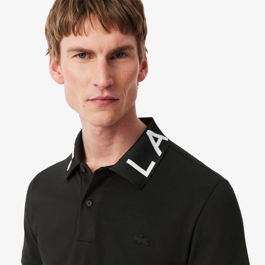 Slim Fit Jacquard Branded Polo Shirt - PH9538