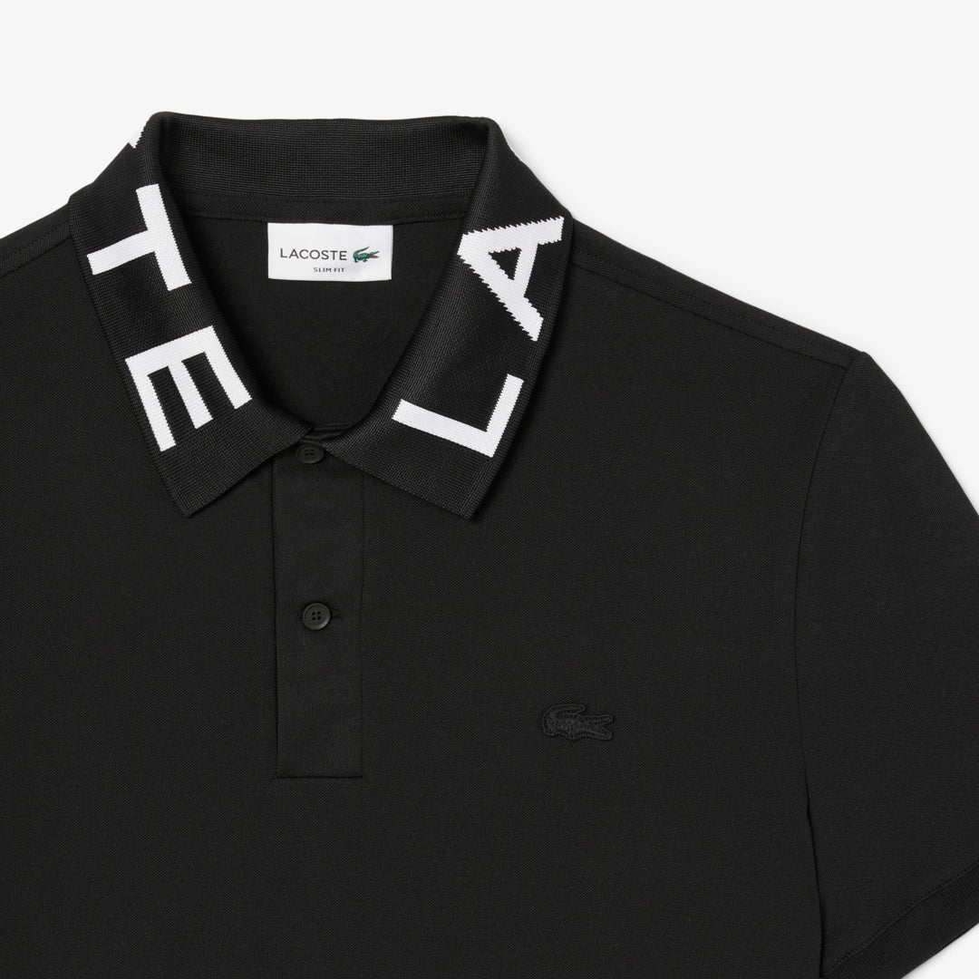 Slim Fit Jacquard Branded Polo Shirt - PH9538