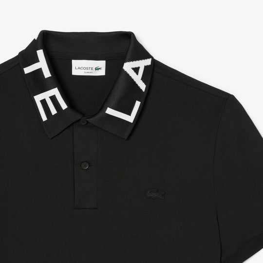 Slim Fit Jacquard Branded Polo Shirt - PH9538