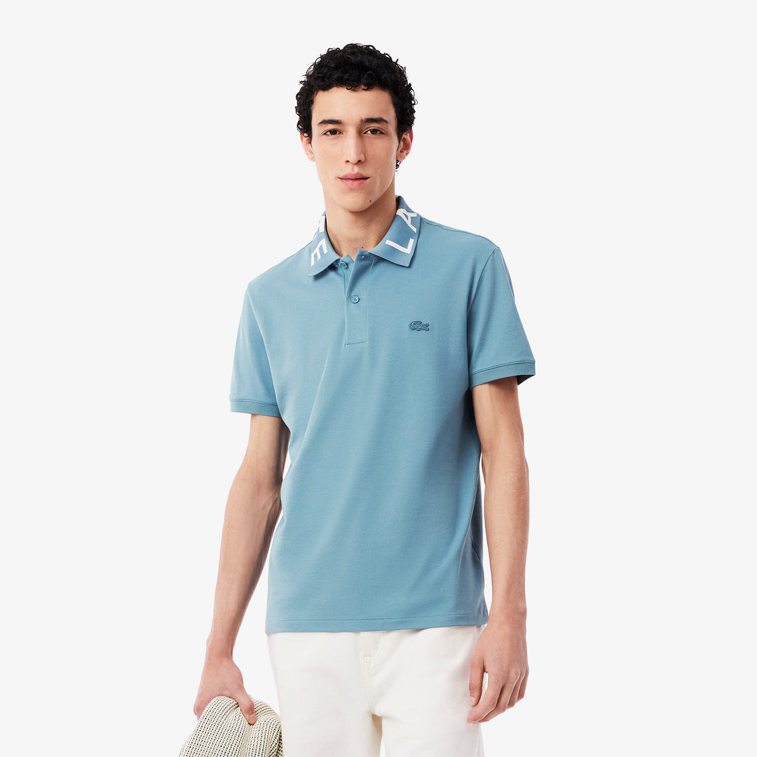 Slim Fit Jacquard Branded Polo Shirt - PH9538