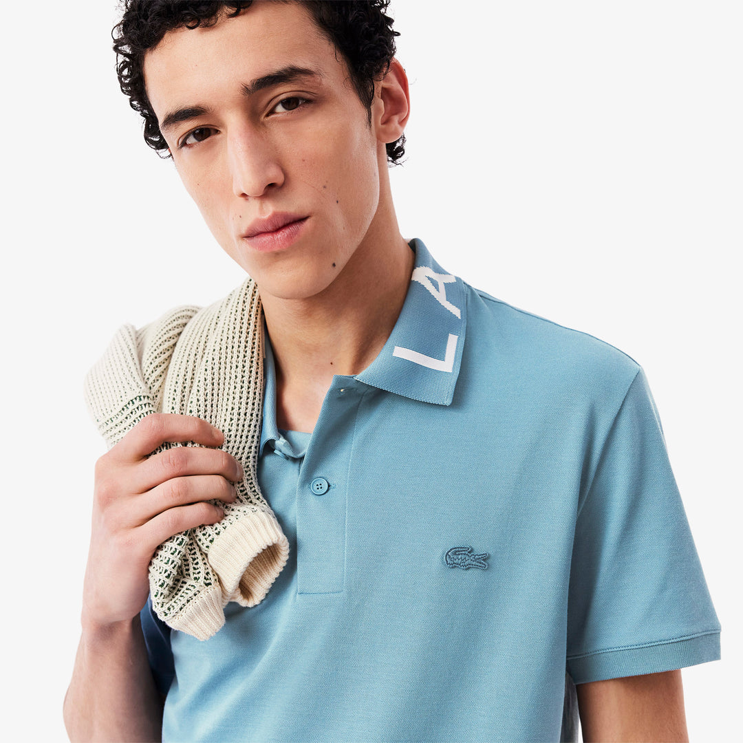 Slim Fit Jacquard Branded Polo Shirt - PH9538