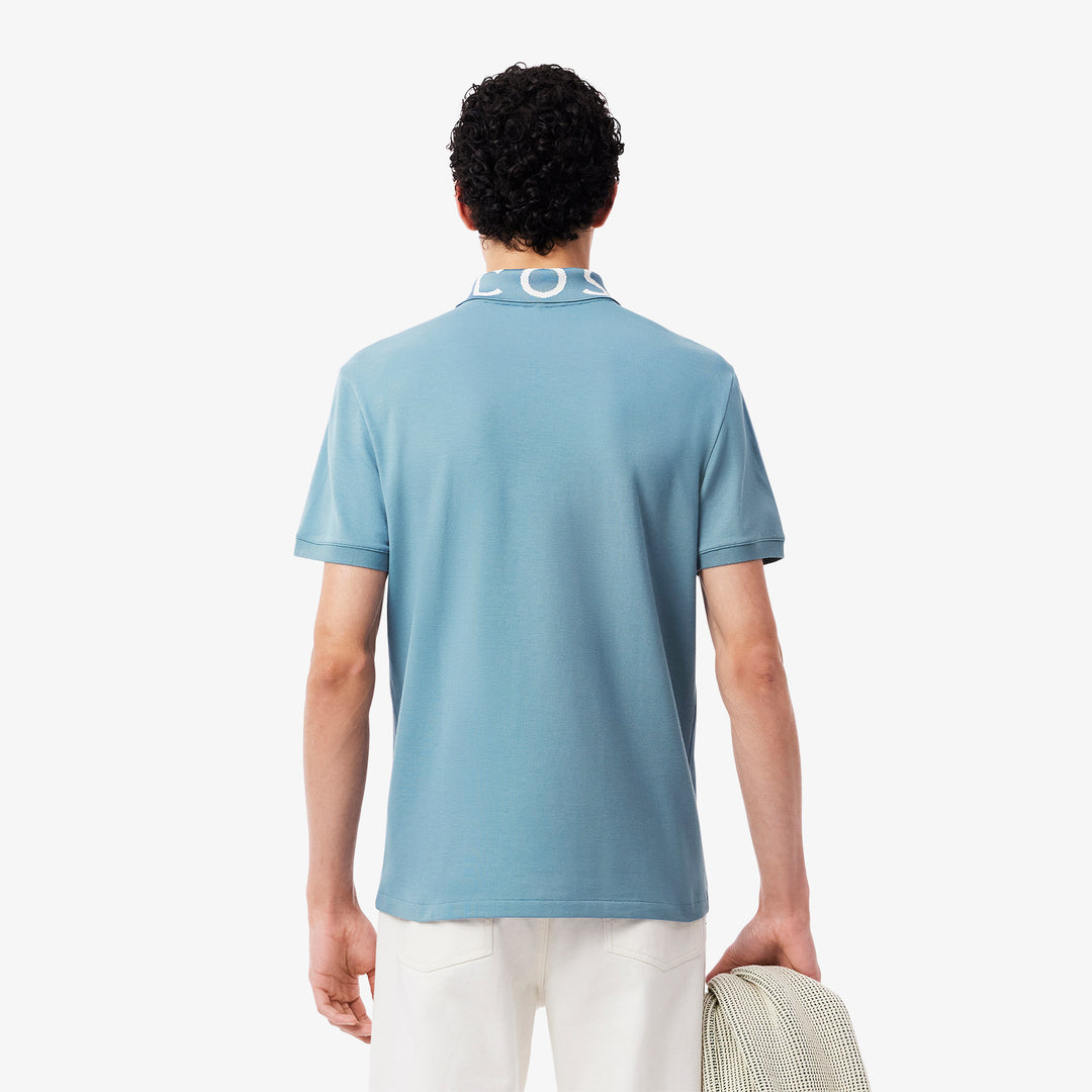 Slim Fit Jacquard Branded Polo Shirt - PH9538