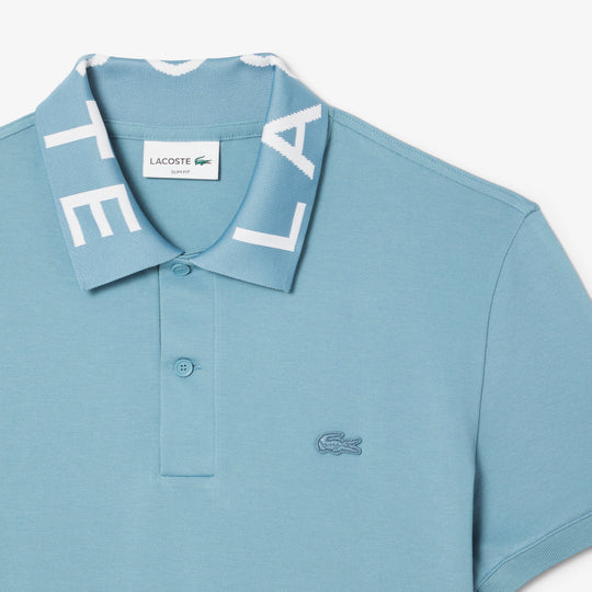 Slim Fit Jacquard Branded Polo Shirt - PH9538