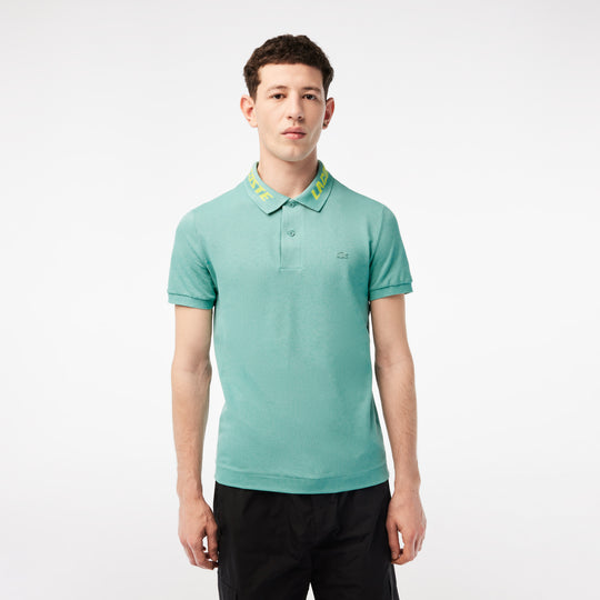 Men's Lacoste Branded Slim Fit Stretch Pique Polo - PH9642