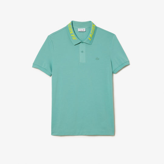 Men's Lacoste Branded Slim Fit Stretch Pique Polo - PH9642