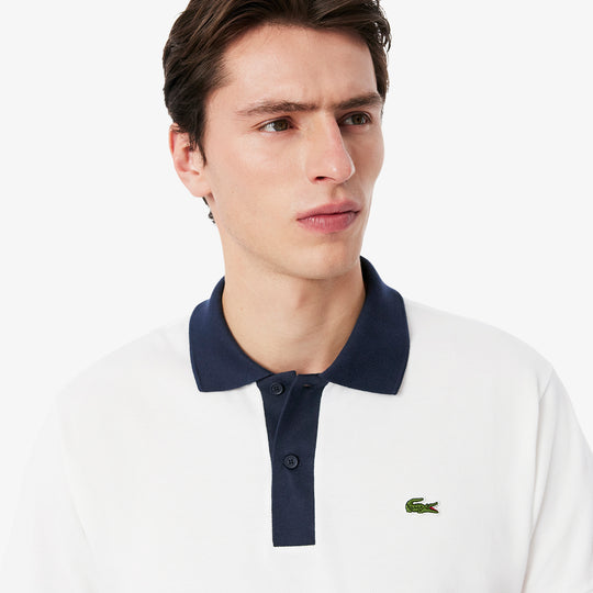 Classic Fit Contrast Collar L.12.12 Polo Shirt - PH9879
