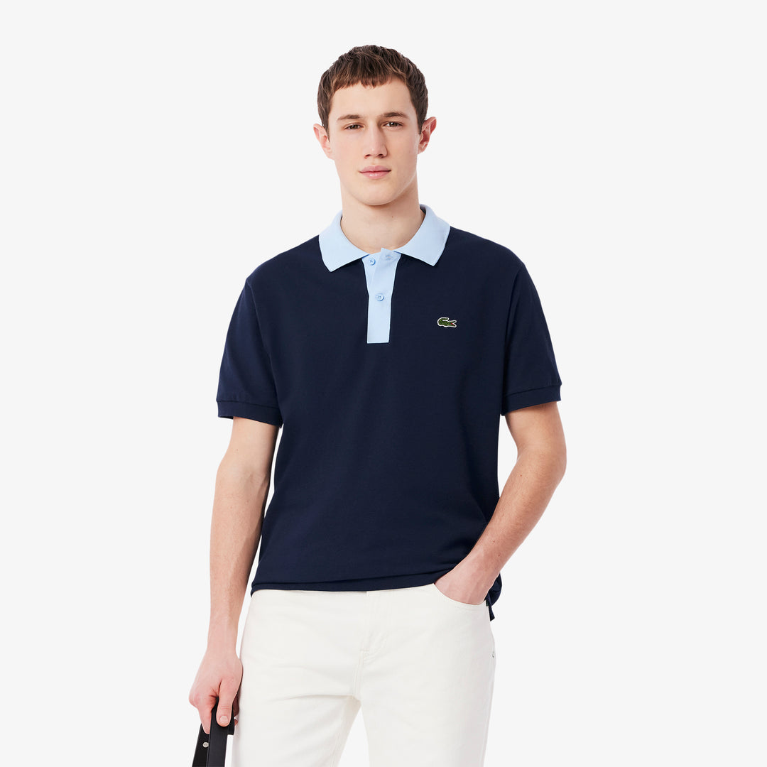Classic Fit Contrast Collar L.12.12 Polo Shirt - PH9879