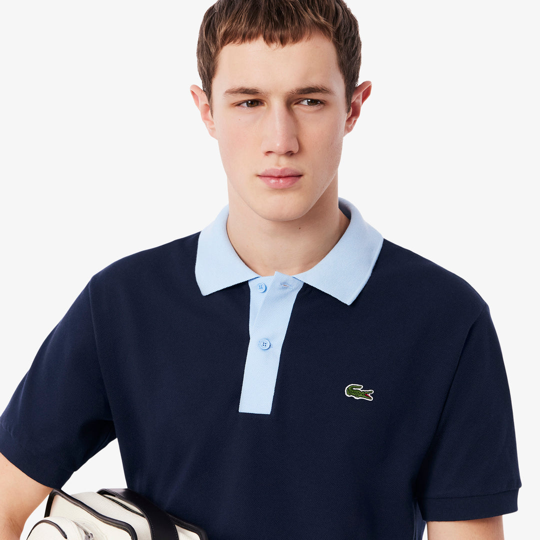 Classic Fit Contrast Collar L.12.12 Polo Shirt - PH9879