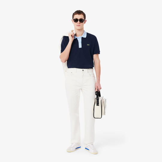 Classic Fit Contrast Collar L.12.12 Polo Shirt - PH9879