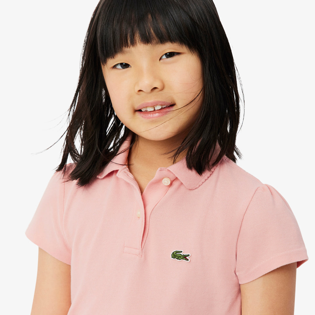 Scalloped Collar Piqué Polo Shirt - PJ0953