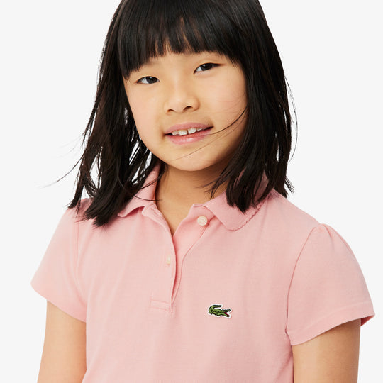 Scalloped Collar Piqué Polo Shirt - PJ0953