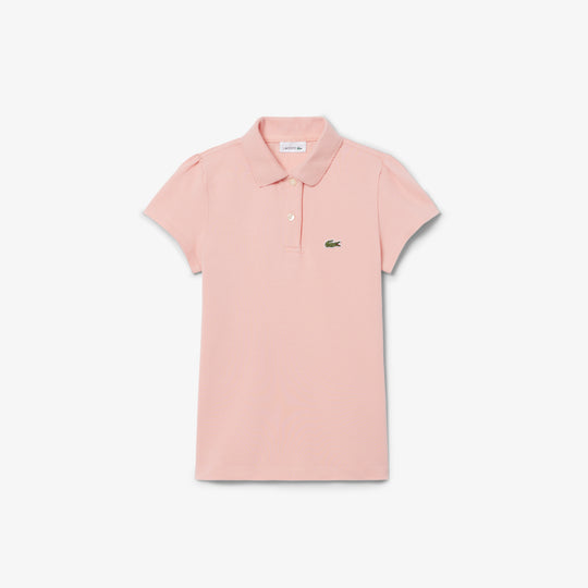 Scalloped Collar Piqué Polo Shirt - PJ0953