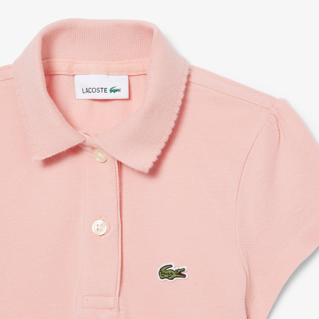 Scalloped Collar Piqué Polo Shirt - PJ0968