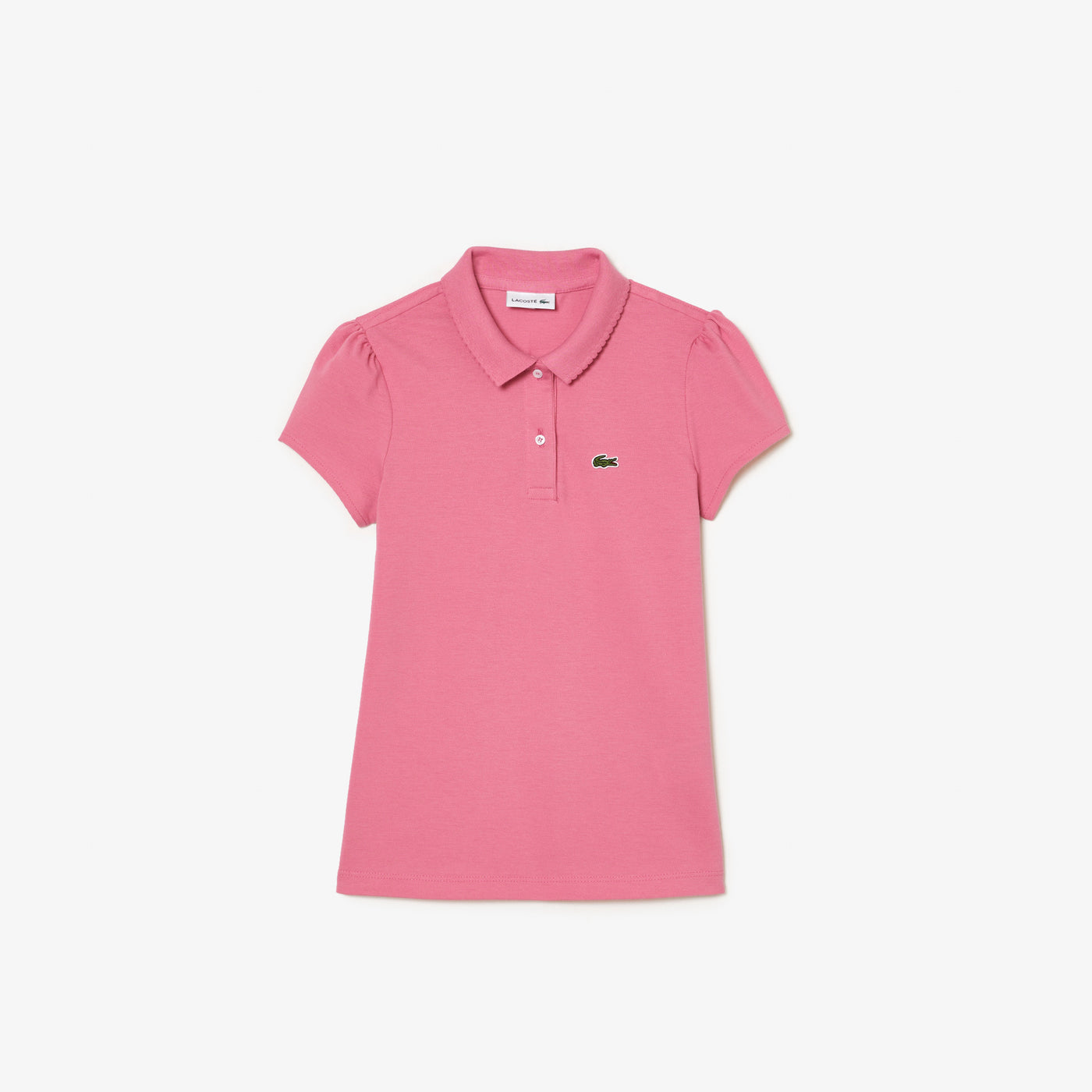 Shop The Latest Collection Of Lacoste Girls' Lacoste Scalloped Collar Mini Piquã© Polo Shirt - Pj3594 In Lebanon