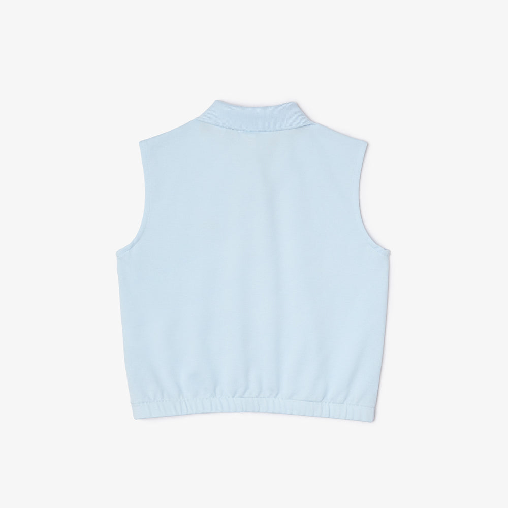Girls’ Lacoste Cotton Pique Sleeveless Polo Shirt - Pj5262