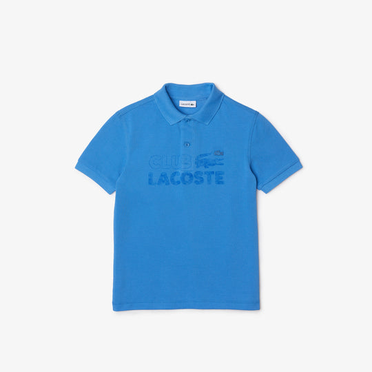 Boys’ Lacoste Organic Cotton Branded Polo Shirt - PJ5489