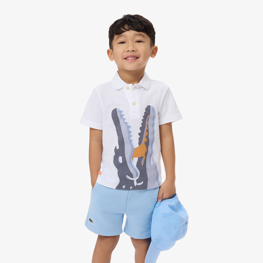 Printed Cotton Polo Shirt - PJ7370